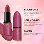 ⁦Petansy 6 Colors Matte Lipstick Set Long Lasting Waterproof Velvet Lipstick Kit Velvet Smooth Lipstick Gift Set with Gift Box⁩ - الصورة ⁦3⁩