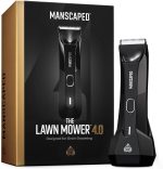 MANSCAPED™ Electric Groin Hair Trimmer, The Lawn Mower™ 4.0, Replaceable SkinSafe™ Ceramic Blade Heads, Waterproof Wet/Dry Clippers, Rechargeable, Wireless Charging, Ultimate Male Hygiene Razor