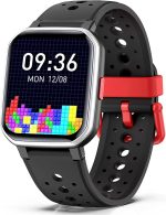 ZONEY Kids Fitness Tracker Watch with Games, IP68 Waterproof Kids Smart Watch with 20 Sport Modes, Pedometers, Alarm Clock, Sleep Tracker, DIY Watch Face, for Boys Girls Teens