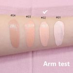⁦KASTWAVE Liquid Foundation Cream, 2 Pcs Long-Lasting Hydrating Foundation, Full Coverage Matte Concealer Make Up, Oil Control & Waterproof Base Primer, with Foundation Brush, for Face Makeup (1 Fl.Oz)⁩ - الصورة ⁦3⁩