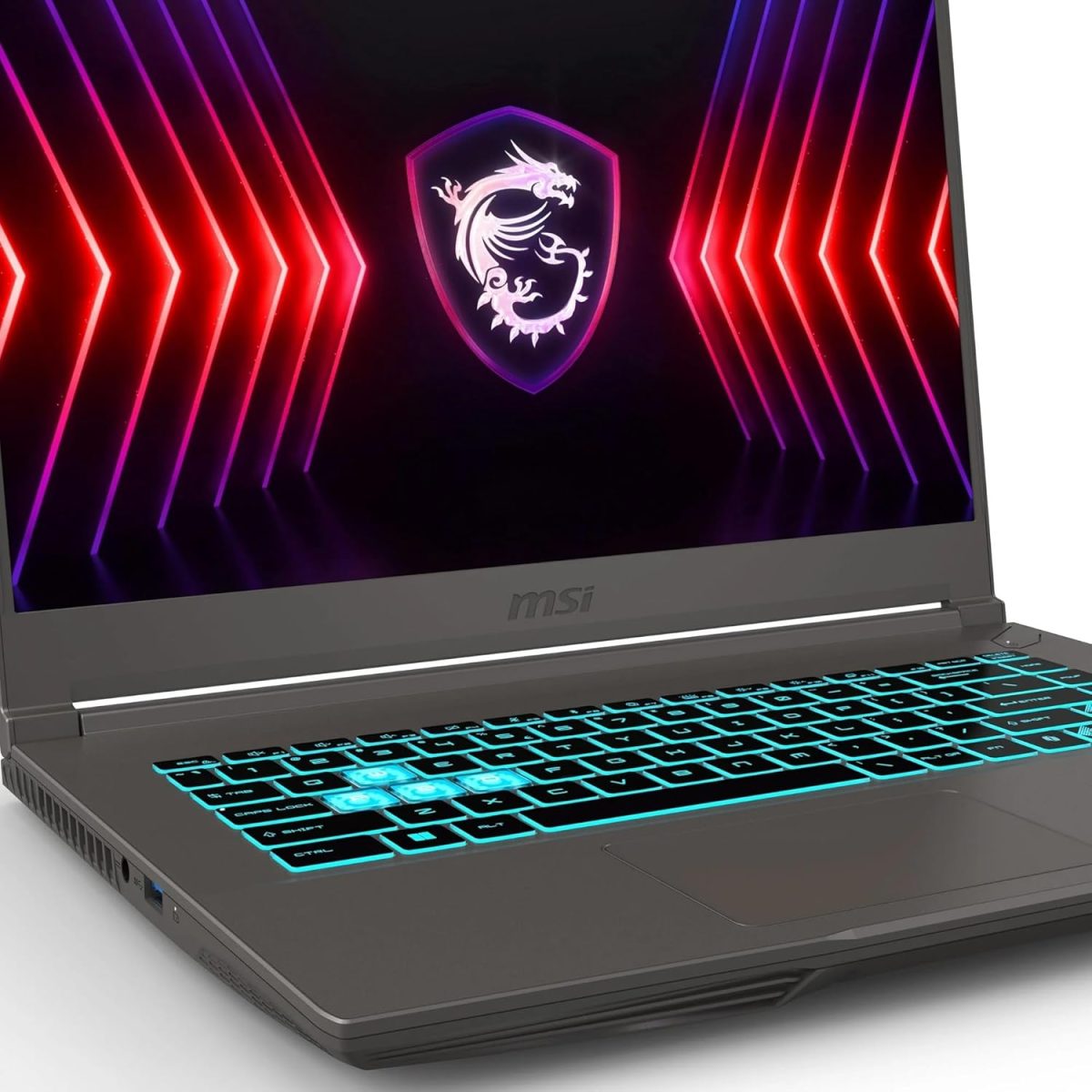 ⁦MSI Thin 15 Gaming Laptop 15.6" FHD IPS 144Hz Intel 8-core i5-13420H (Beats i7-11800H) 16GB RAM 512GB SSD NVIDIA GeForce RTX 3050 Backlit USB-C Win11 w/ICP Hub⁩ - الصورة ⁦6⁩