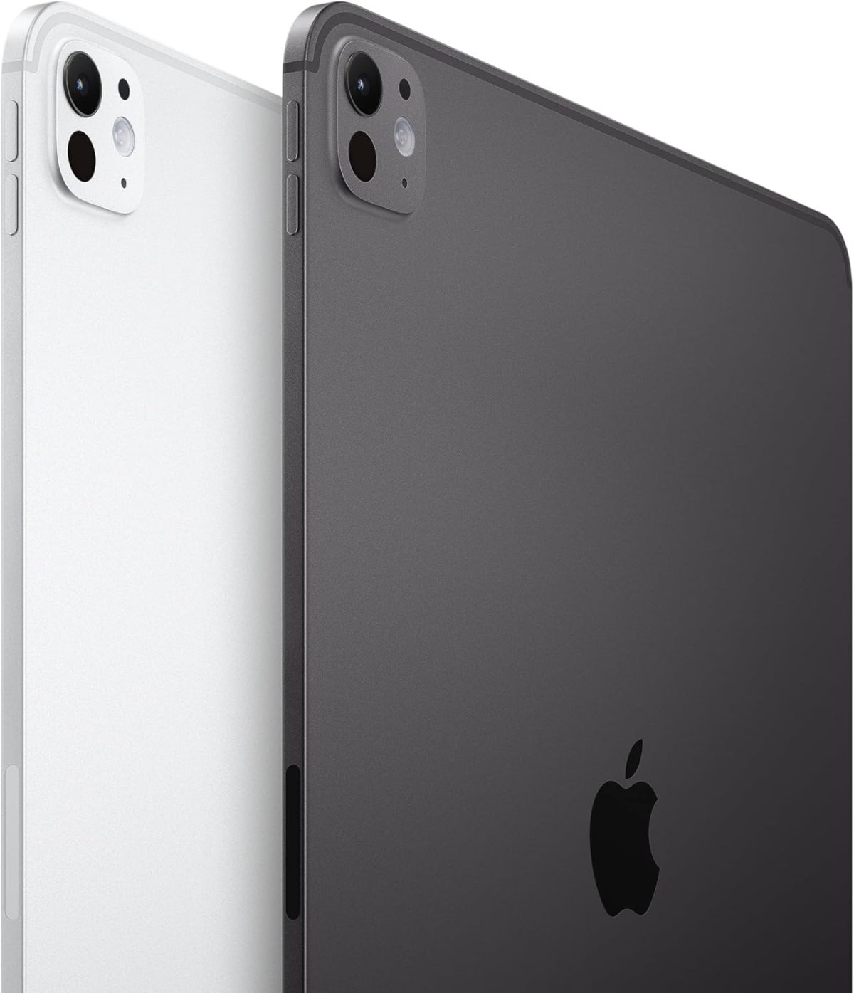 ⁦Apple iPad Pro 13-inch (M4): Ultra Retina XDR display, 256GB, Landscape 12MP Front Camera/12MP Back Camera, LiDAR scanner, Wi-Fi 6E, Face ID, All-Day Battery Life, Standard glass - Space Black⁩ - الصورة ⁦2⁩