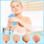 ⁦WSICSE 6 Pack African Net Sponge Exfoliating Glove Set, 3 Bath Sponge Body Scrubber Back Scrubber and 3 Pairs Exfoliating Gloves for Skin Smoother⁩ - الصورة ⁦6⁩