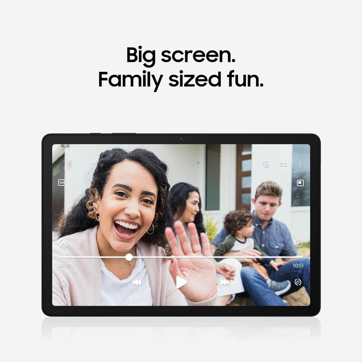 ⁦Samsung Galaxy Tab A9+ Plus 11” 64GB Android Tablet, Big Screen, Quad Speakers, Upgraded Chipset, Multi Window Display, Slim, Light, Durable, Kids Friendly Design, US Version, 2024, Silver⁩ - الصورة ⁦4⁩