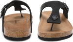 ⁦ARRIGO BELLO Thong Sandals Mens Flip Flops Beach Outdoor Slippers Non Slip Leather Fashion Versatile Sandal Size 41-46⁩ - الصورة ⁦3⁩