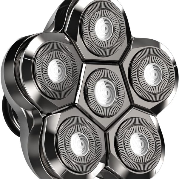 AidallsWellup 6D Blade Refills, 𝐎𝐍𝐋𝐘 𝐟𝐨𝐫 𝐌𝐨𝐝𝐞𝐥: 𝐀𝐖-𝐏𝐑𝐎𝟎𝟎𝟏, for AidallsWellup Electric Head Shaver for Bald Men