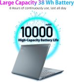 ⁦Morostron W11 Laptop, 13.5 Inches 3K (3000 x 2000) IPS Display 10th Generation i5-1035G1 Up to 3.6GHz, 16GB + 512GB SSD, SQlim Notebook PC, Full Metal, Backlit Keyboard, Full Function Type C, Finger⁩ - الصورة ⁦4⁩