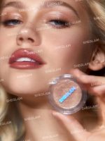 ⁦SHEGLAM Enigma Sparkly Eyeshadow Longwear Eyeshadow Single, High-Pigment Eye Shadow Compact, Smooth & Blendable Colors-Stunner⁩ - الصورة ⁦4⁩