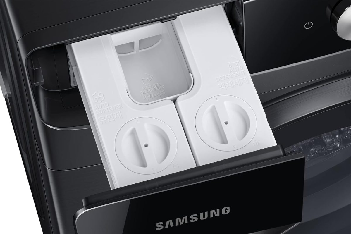 ⁦Samsung WF21T6500GV/YL Frontload Washer 21kg,1100 RPM, Eco Bubble,Hygiene Steam, WIFI,AI Control VIETNAM⁩ - الصورة ⁦8⁩