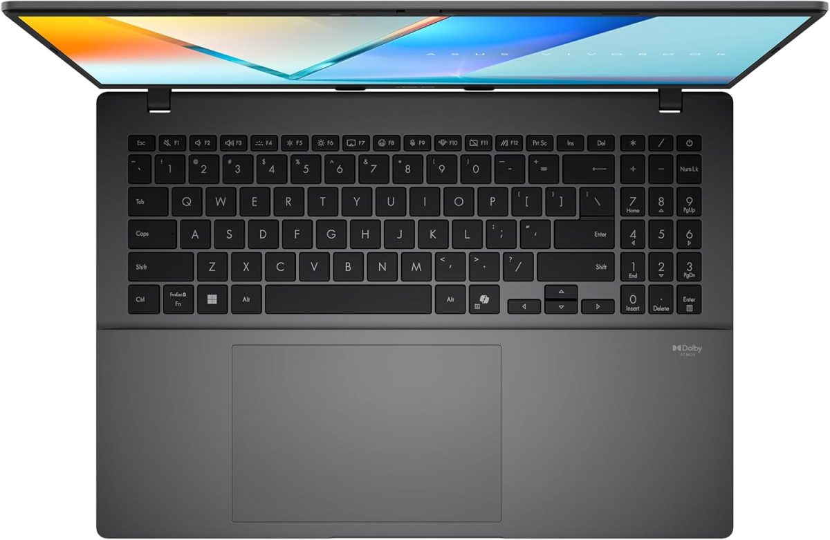 ⁦ASUS Vivobook S16" 2.5K +144Hz S3607QA-PL018W, Qualcomm Snapdragon X1 Up to 45TOPS,16GB RAM DDR5,1TB M.2 NVMe PCIe, FHD CAM, AR-EN Backlit Keyboard,TYPE-C, 65W Adapter, WIN 11, Aluminum Gray⁩ - الصورة ⁦8⁩