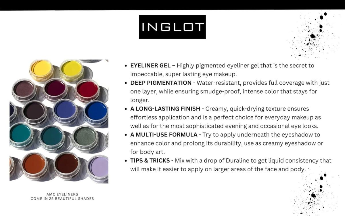 ⁦INGLOT Eyeliner Bundle - AMC Eyeliner Gel 90, AMC Eyeliner Gel 77 and Brush 30T (3-piece)⁩ - الصورة ⁦5⁩