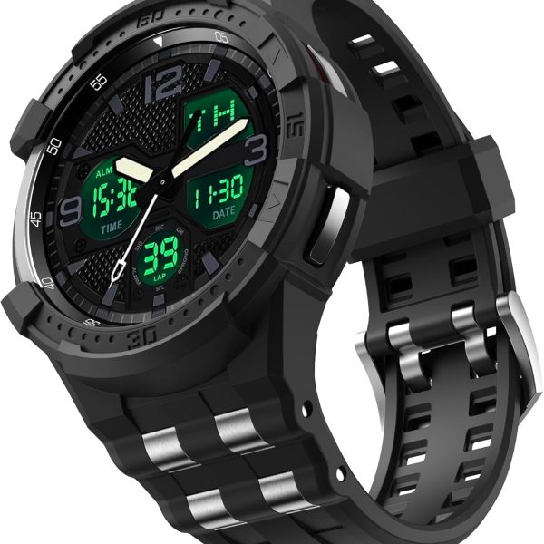T-ENGINE Band Compatible with Samsung Galaxy Watch 6 Classic 47mm Band with Case, Rugged One-Piece Case with Band for Galaxy 6 Classic 47mm (2023)