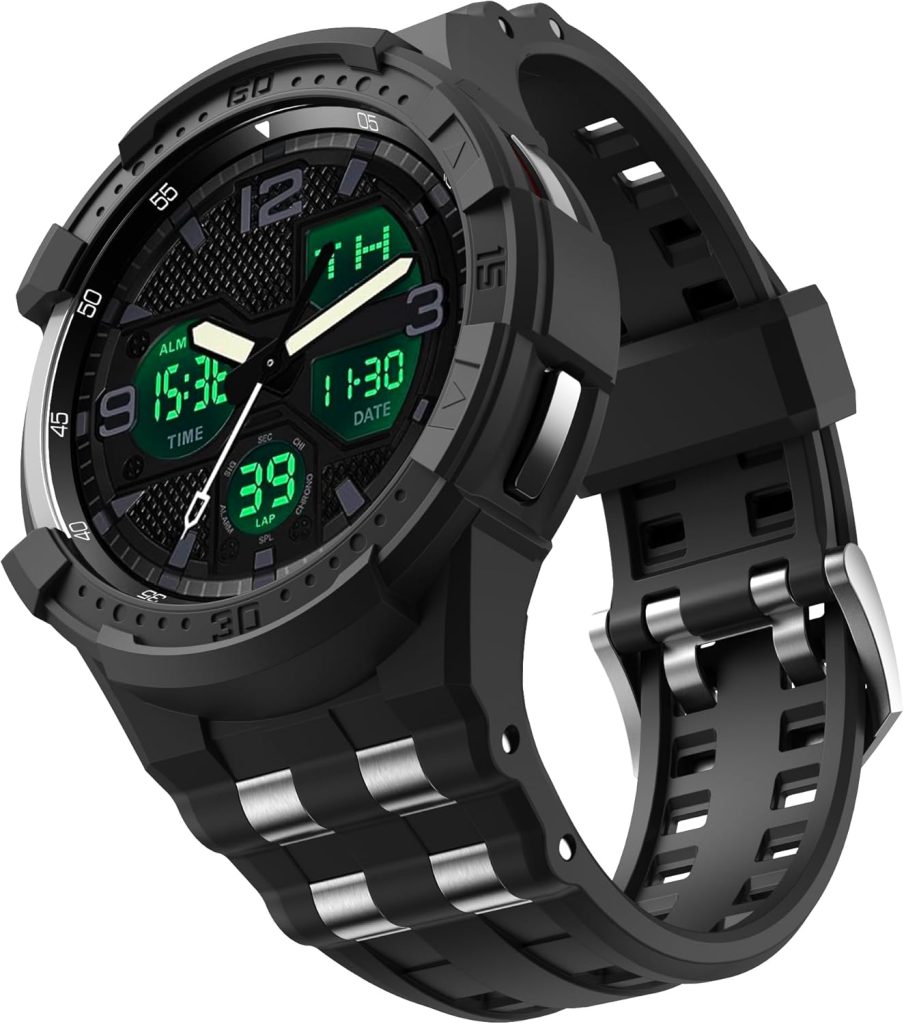 T-ENGINE Band Compatible with Samsung Galaxy Watch 6 Classic 47mm Band with Case, Rugged One-Piece Case with Band for Galaxy 6 Classic 47mm (2023)