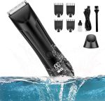 ⁦Beard Trimmer,Waterproof Pubic Hair Groomer | Rechargeable Shaving Tool Precision Grooming for Body Face Mustache Nose Husband Travel⁩ - الصورة ⁦8⁩
