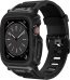 XMUXI Compatible with Apple Watch Band 45mm 44mm with Case, Rugged Sport Military TPU Strap with Bumper Cover for iWatch Series SE2 SE 9 8 7 6 5 4 for Man