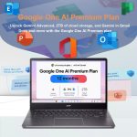 ⁦Acer Chromebook Plus 514 Touchscreen Laptop (14" FHD, Intel 8-Core i3-N305, 8GB RAM, 512GB SSD, 2TB Cloud Storage) Business, Company, Students, 11⁩ - الصورة ⁦4⁩
