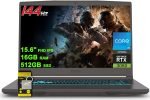 MSI Thin 15 Gaming Laptop 15.6" FHD IPS 144Hz Intel 8-core i5-13420H (Beats i7-11800H) 16GB RAM 512GB SSD NVIDIA GeForce RTX 3050 Backlit USB-C Win11 w/ICP Hub