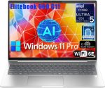 HP Elitebook 660 G11 Business Laptop, 16" FHD+ Computer, 12-Core Intel Ultra 5 125U (Beat i7-1355U), 16GB DDR5 RAM, 512GB PCIe SSD, WiFi 6E, Backlit KB, Fingerprint Reader, Windows 11 Pro, Befectoy
