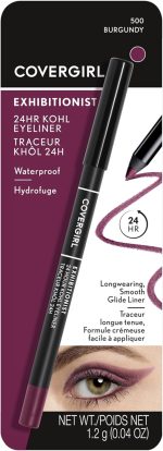 ⁦COVERGIRL Exhibitionist 24-Hour Kohl Eyeliner, Burgundy,Gel⁩ - الصورة ⁦7⁩