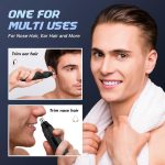 ⁦KASTWAVE Nose Hair Trimmer, Electric Nose and Ear Hair Trimmer, Battery-Powered Waterproof Stainless Steel Head, Painless Trimming for Men and Women⁩ - الصورة ⁦2⁩