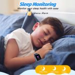 ⁦DMG Kids Smart Watch for Kids,IP68 Waterproof Kids Fitness Tracker Watch with 1.5 Inch DIY Face,Heart Rate Sleep Monitor,19 Sport Modes,Calories Counter,Alarm Clock,Great Gifts for Children 6+ (Blue)⁩ - الصورة ⁦5⁩