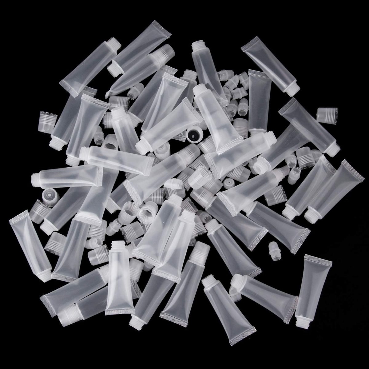 ⁦HRLORKC 40Pcs 10ml Empty Tubes Lip empty lip gloss containers for Lip Gloss Balm Cosmetic⁩ - الصورة ⁦8⁩