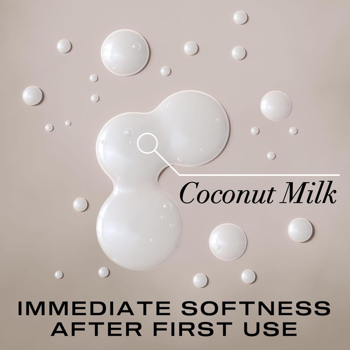 ⁦OGX Nourishing + Coconut Milk Moisturizing Shampoo for Strong & Healthy Hair, with Coconut Milk, Coconut Oil & Egg White Protein, Paraben-Free, Sulfate-Free Surfactants, 25.4 fl oz⁩ - الصورة ⁦3⁩