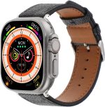 ⁦Apple Watch Band for Women,Compatible with Apple Watch Band 44mm 42mm 40mm 38mm,Leather Replacement Band Compatible with Apple Watch Series 6/5/4/3/2/1, iWatch SE⁩ - الصورة ⁦3⁩