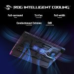 ⁦ASUS ROG Strix G18 Gaming Laptop, Intel 24-Core i9-14900HX, Office 2024 Lifetime License, 64 GB DDR5, 2 TB SSD, 18" 2.5K 240Hz QHD, Backlit KB, GeForce RTX 4060, WiFi 6E, Win 11 Pro, Patented Mouse⁩ - الصورة ⁦6⁩