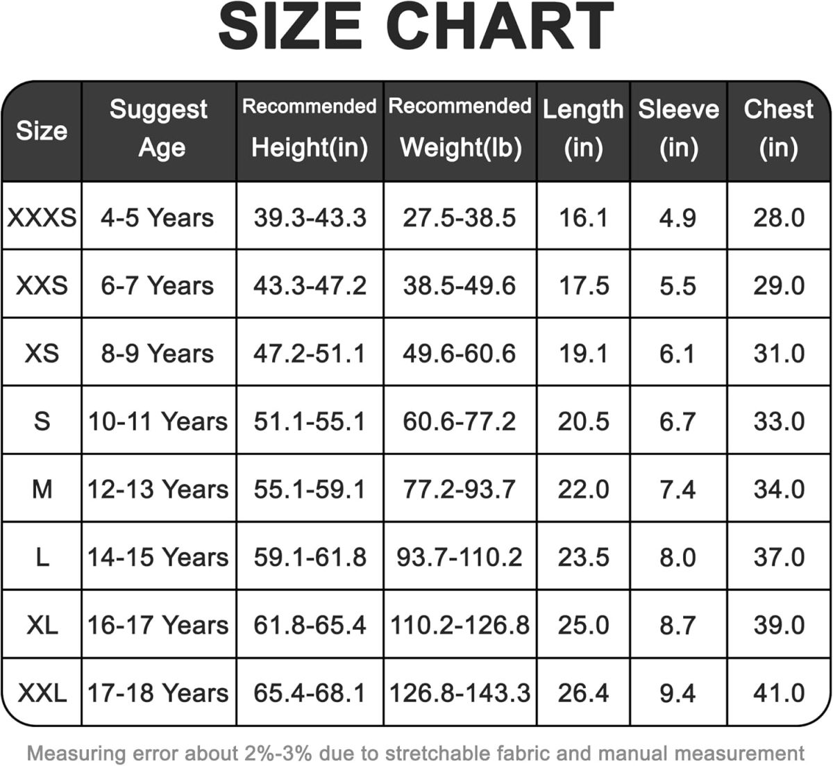 ⁦BIG ELEPHANT 3-Pack Kids UPF 50+ Dry Fit Athletic Short Sleeve T-Shirts, Loose Fit Tops for Boys and Girls, Sizes 3T to Youth⁩ - الصورة ⁦6⁩