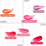 ⁦COLORGRAM FRUITY GLASS GLOSS 03 GIGGLE STRAWBERRY | Non-Sticky Glossy Lip Tint with Glass-Like Shine | Long-Lasting Hydrating Lip Gloss for Smooth & Plump Lips⁩ - الصورة ⁦4⁩