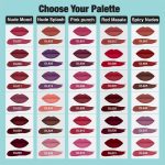 ⁦Dazller Lip Colour Mini, 3.6g, Red Masala, Pack of 6, Lightweight, Untra-intense Matte, Smudge-proof, Transfer-proof, 8-hr Stay, Single-stroke Application⁩ - الصورة ⁦6⁩