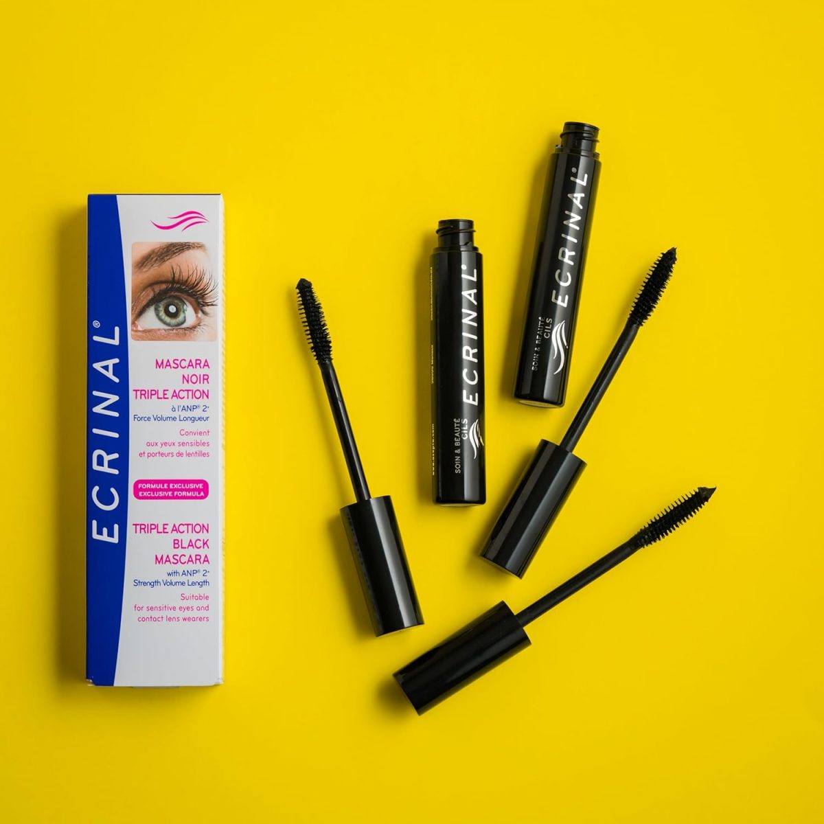 ⁦Ecrinal Fortifying Black Mascara with ANP 2+ .23 fl oz (New Formula)⁩ - الصورة ⁦5⁩