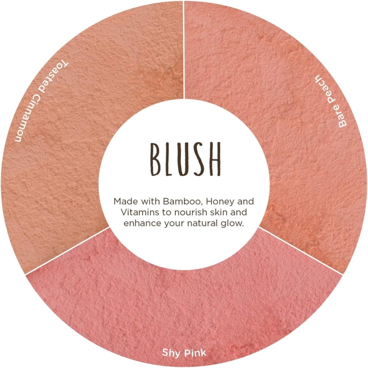 ⁦Burt's Bees 100% Natural Blush with Vitamin E, Bare Peach, 0.19 oz⁩ - الصورة ⁦9⁩