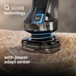 ⁦Philips Razor i9000 Prestige Ultra Wet and Dry Razor for Men, Dark Grey, Pressure and Motion Sensor, Trimmer Attachment, Charging Station and Travel Case (Model XP9402/11)⁩ - الصورة ⁦5⁩