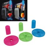⁦NOENNULL 3 Pack Handle Cover and Drip Tray Set Fit for FS301 FS300 Slushie Machine Silicone Drip Tray Insert Slushie Machine Accessories⁩ - الصورة ⁦5⁩