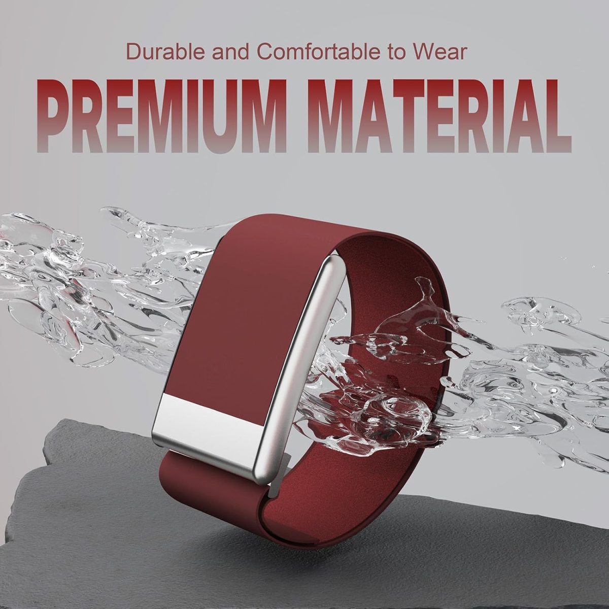 ⁦fitspur Waterproof Hydroknit Replacement Wrist Band,Compatible with WHOOP 5.0 WHOOP MG Life⁩ - الصورة ⁦2⁩