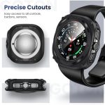 ⁦Ctoby Rugged Bezel Case for Samsung Galaxy Watch Ultra Screen Protector 47mm - Soft TPU Bumper Face Cover + 2 Tempered Glass Film for Galaxy Watch 7 Ultra 47mm Accessories⁩ - الصورة ⁦6⁩