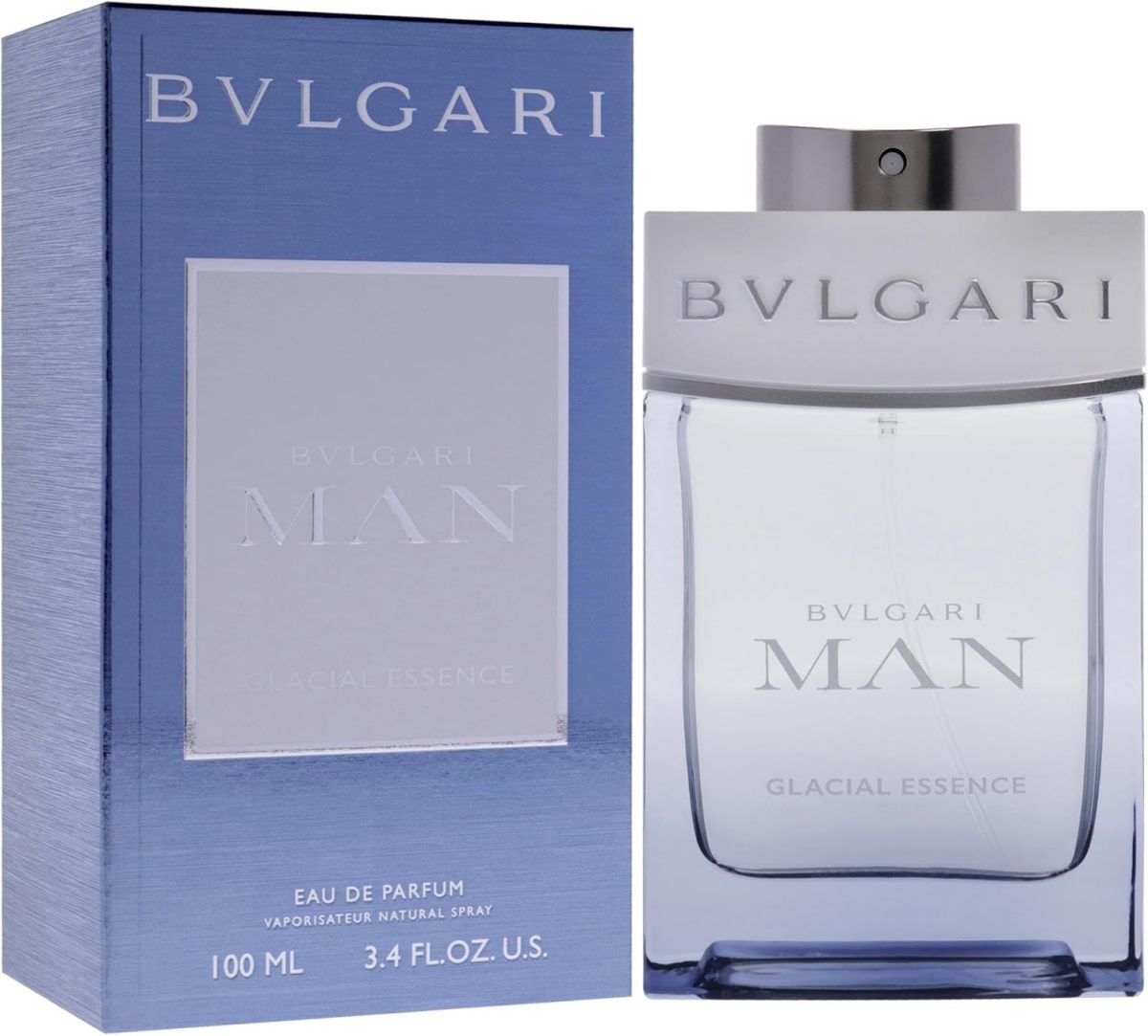 ⁦BVLGARI Man Glacial Essence 3.4 oz Eau de Parfum Spray⁩ - الصورة ⁦3⁩