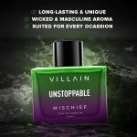 ⁦VILLAIN Unstoppable Mischief Premium Long Lasting Fragrance Eau de Perfum for Men, 50ml⁩ - الصورة ⁦4⁩