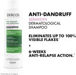 ⁦Vichy Dercos Anti Dandruff Shampoo for Sensitive Scalp 200ml⁩ - الصورة ⁦3⁩