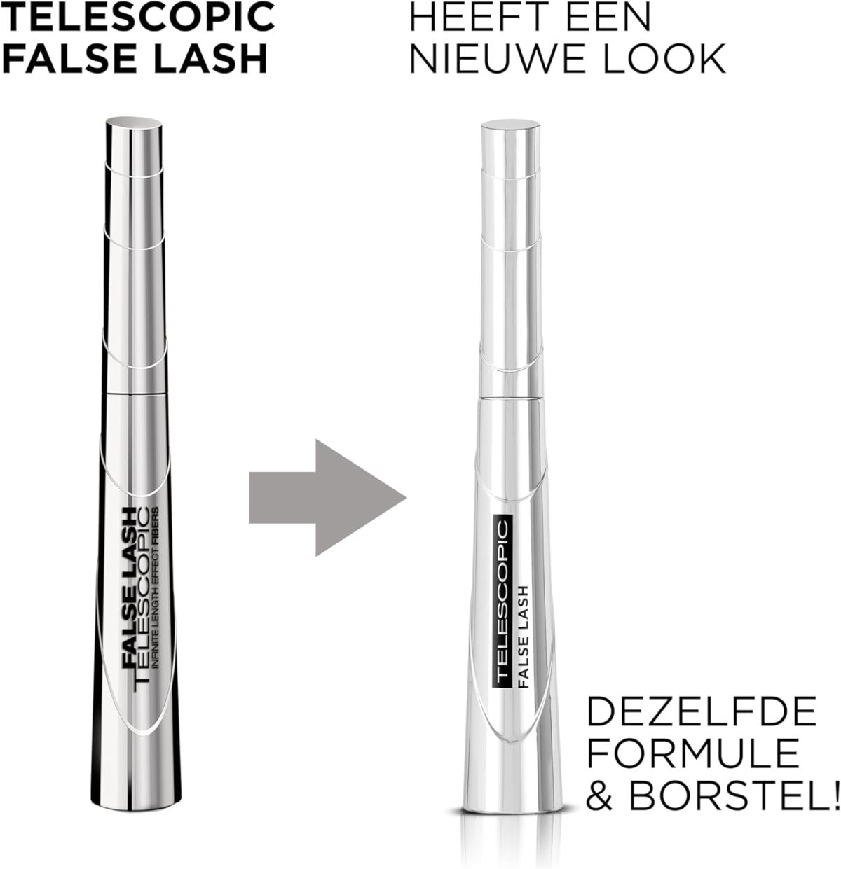 ⁦L’Oréal Paris L'Oreal False Lash Telescopic Magnetic Black Mascara 9ml⁩ - الصورة ⁦4⁩