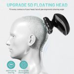 ⁦Congeowe 5-in-1 Electric Head Shaver for Bald Men – IPX7 Waterproof, Rechargeable Wet & Dry Groomer, Black⁩ - الصورة ⁦4⁩