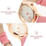 ⁦Joyzzz Girls Watch, Quartz Girls Watches for Kids, Cute Waterproof Watches with Cartoon Cat Pattern, Girls Watches for Gift, Simple Movement Casual Leather Band Watches for Ladies Fashion Watches⁩ - الصورة ⁦2⁩