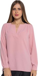 NICHII Women Top Ls Pink S NI-S8291