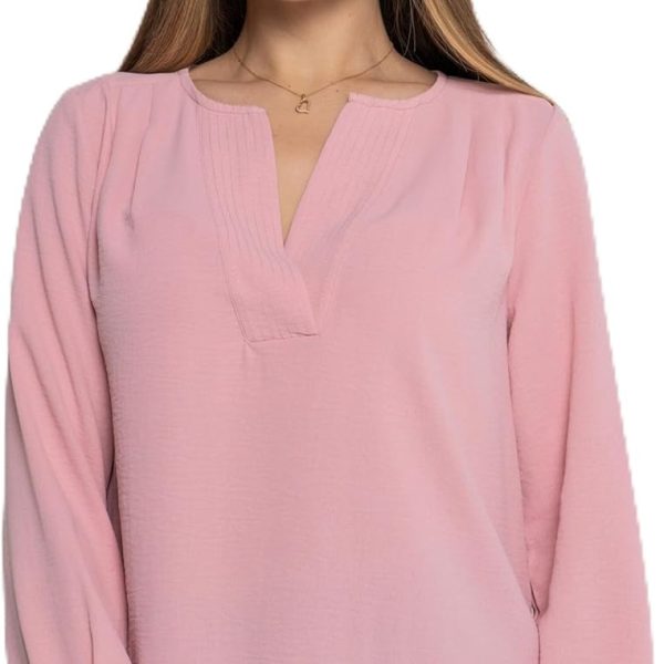 NICHII Women Top Ls Pink S NI-S8291