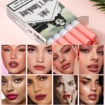 ⁦TITIMORE 10 Colors Matte Cigarette Lipstick Set - Long Lasting Liquid Waterproof Lip Gloss - Little Smoke Velvet Lipstick for Women Gift Lip Makeup⁩ - الصورة ⁦3⁩
