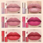 ⁦FALADANA Women's Waterproof Long Lasting Non-Stick Cup Not Fade Nude 12 Pieces Velvet Matte Liquid Lipstick Set⁩ - الصورة ⁦4⁩