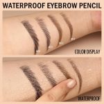 ⁦Magical Eyebrow Pen Set, 3-in-1 Liquid Microblading Eyebrow Pencils for Women, Waterproof, Quick-Drying, Upgraded Square Angled Tip for Wild Natural-Looking Brows, All Day (Brown)⁩ - الصورة ⁦4⁩