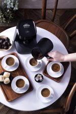 ⁦Arzum Okka Minio Jet Turkish Coffee Maker -OK0017-UL - Black/Copper⁩ - الصورة ⁦5⁩